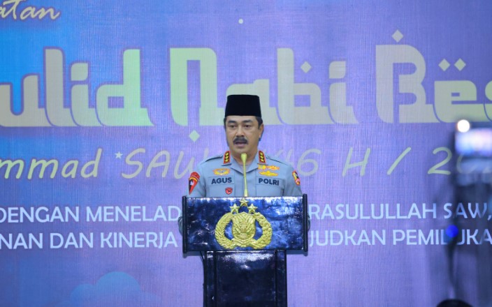 Mabes Polri Gelar Peringatan Maulid Nabi Muhammad SAW, Ajak Personel Ikuti Jejak Teladan