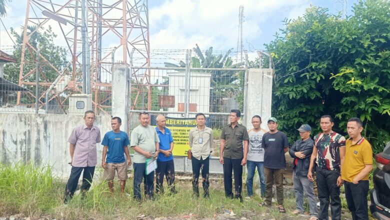 Menara PT DMT Dipermasalahkan Warga Tubaba, Ini Deretan Tuntutannya