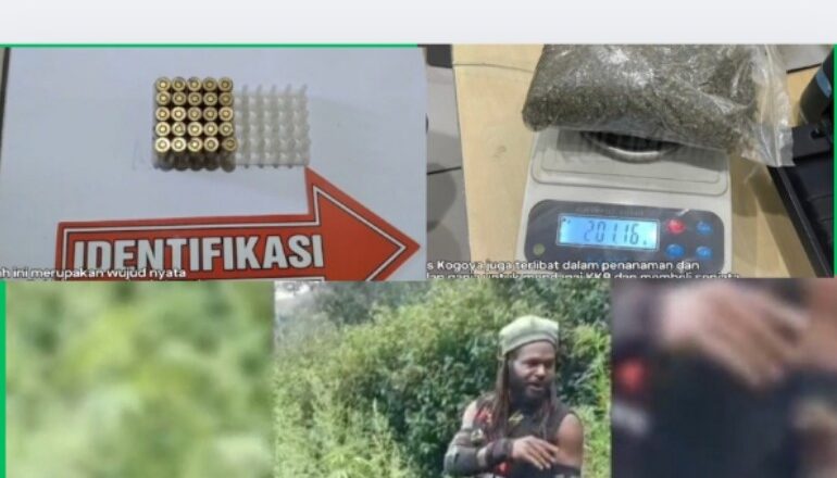 Kontak Tembak di Jayawijaya: Keponakan Egianus Kogoya Tewas, Polri Sita Ganja dan Amunisi