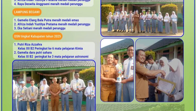 “Trofi & Sertifikat Diboyong Pulang, SMAN 1 Gunung Agung Buktikan Kualitasnya”