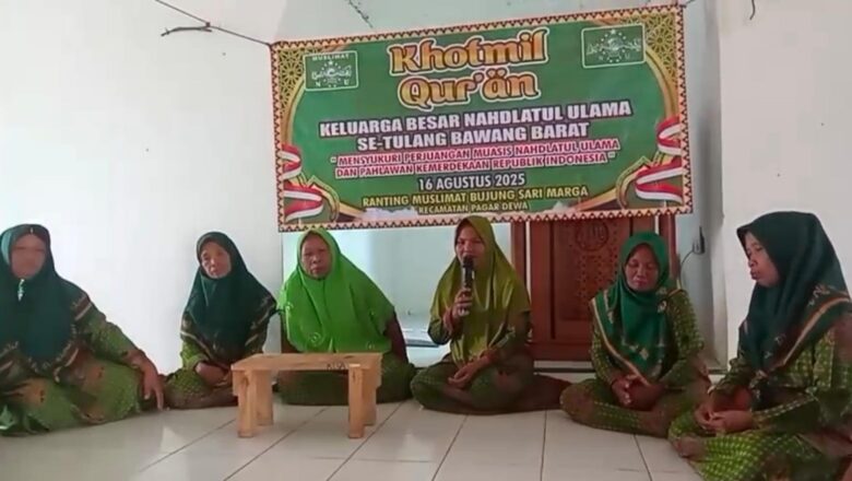 PCNU Tubaba Gelar Khotmil Qur’an Serentak di 500 Titik, Libatkan 5.000 Warga NU Peringati HUT RI