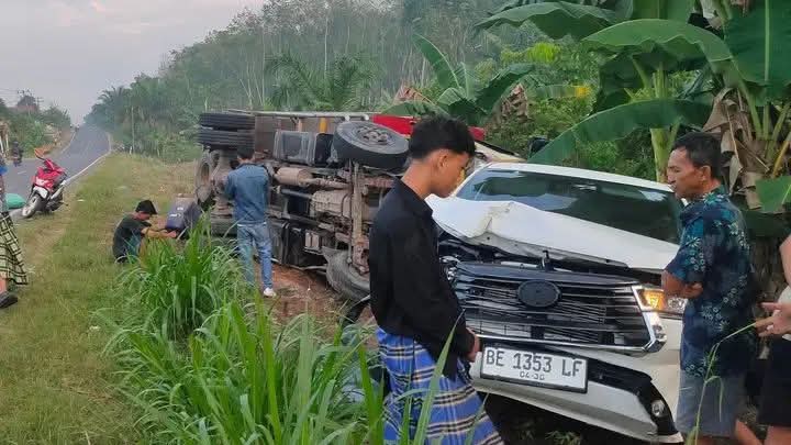Kecelakaan Beruntun di Indraloka Jaya, Dua Warga Mesuji Meninggal Dunia