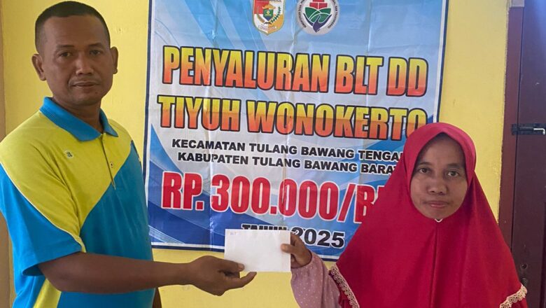 Selain BLT, Pemerintah Tiyuh Wonokerto Juga Bagikan Honor Guru Ngaji dan Kader Posyandu