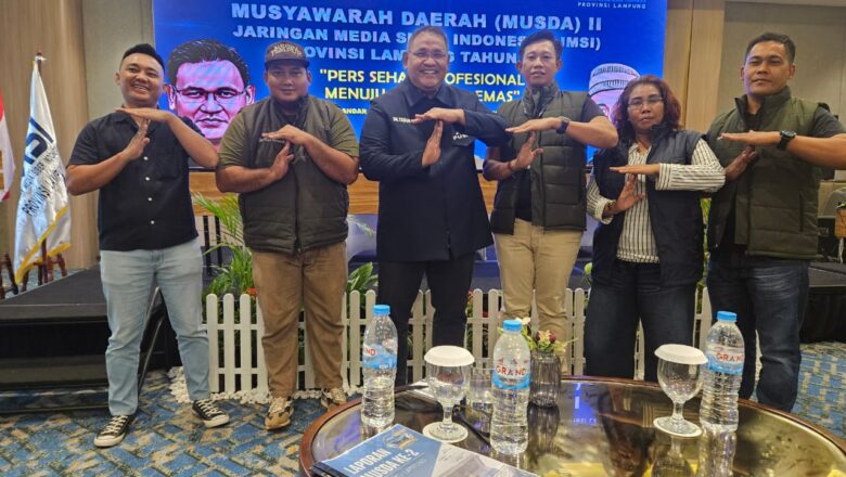 Pengcab JMSI Tubaba Hadiri Musda II JMSI Lampung, Ahmad Novriwan Kembali Pimpin