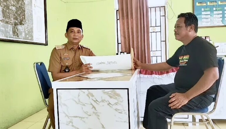 Kepalo Tiyuh Mulya Sari Sampaikan Terima Kasih atas Bantuan Kaki Palsu untuk Warganya