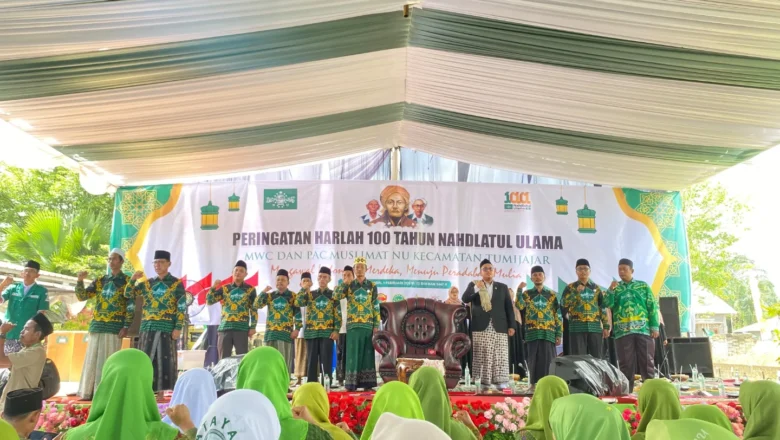 Pengajian Akbar Peringati Harlah 100 Tahun NU di Tumijajar, Gus Bahru Nganjuk Hadirkan Spirit Ke-NU-an