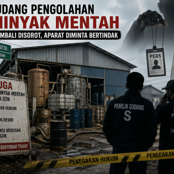 Gudang Pengolahan Minyak Mentah di Soekarno Hatta Kembali Disorot, Aparat Diminta Bertindak