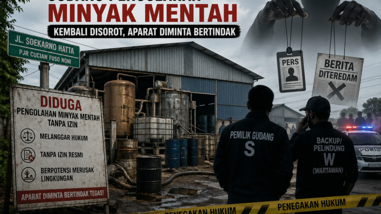Gudang Pengolahan Minyak Mentah di Soekarno Hatta Kembali Disorot, Aparat Diminta Bertindak